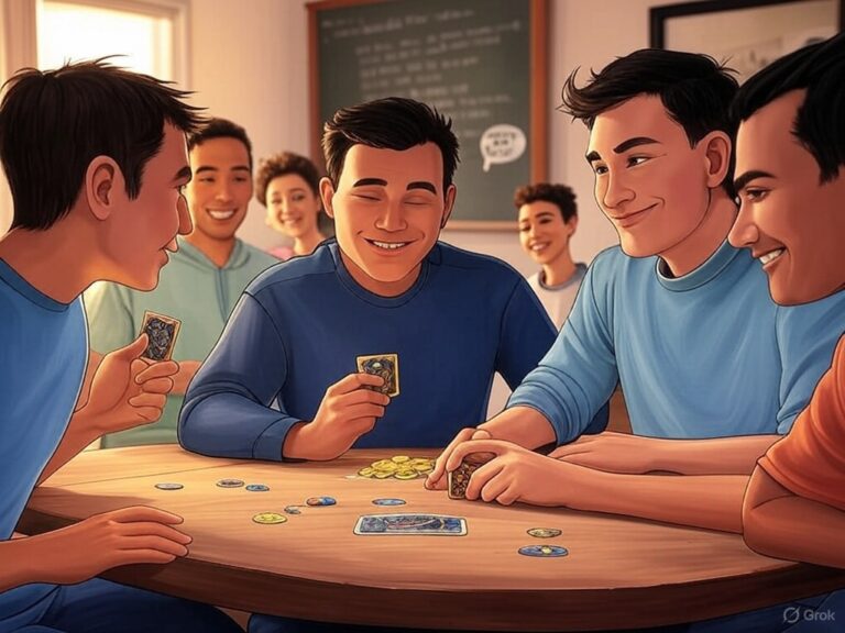 split or steal group of friends around a table holding hands 768x576